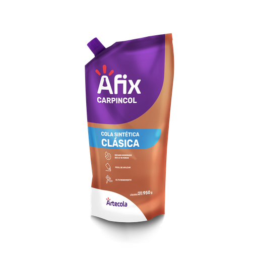 [2103100010] AFIX CARPINCOL COLA SINTÉTICA CLÁSICA X 900 G - Caja de 12
