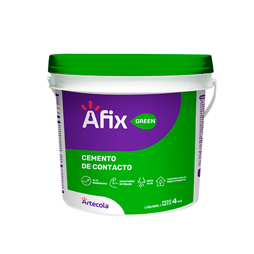 [1005800025] (NC) AFIX GREEN CEMENTO DE CONTACTO x 4KG - Caja de 4