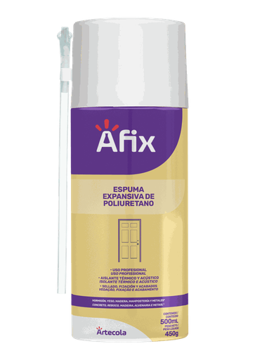[2402030120] AFIX ESPUMA PU EXPANSIVA 500ML/450G - Caja de 12