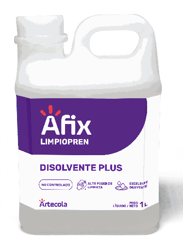 [1909300010] AFIX LIMPIOPREN DISOLVENTE PLUS X 1 LT - Caja de 20